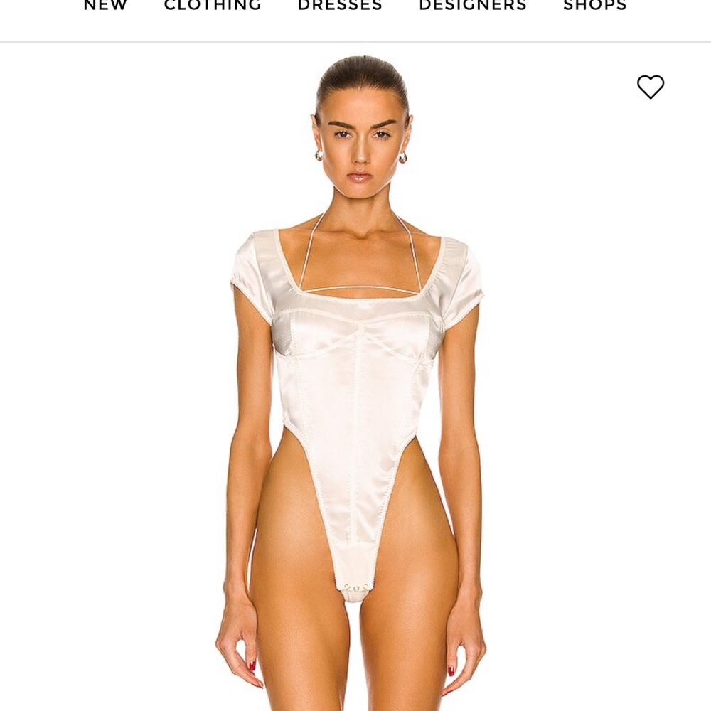 Anna October Attica Bodysuit, size Extra Small